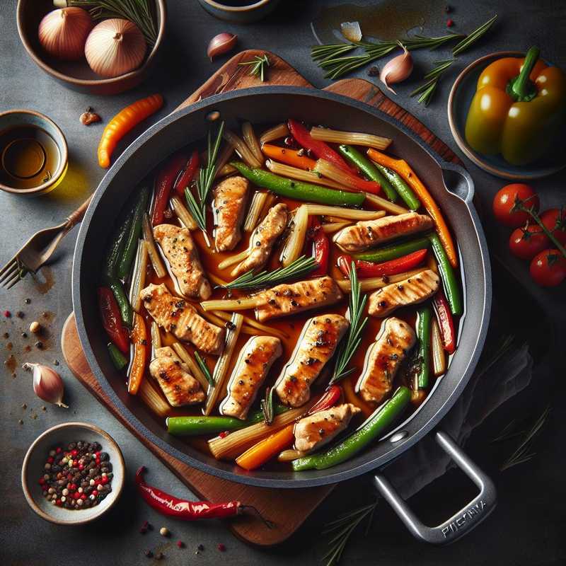 Chicken Strips with Marsala and Rosemary