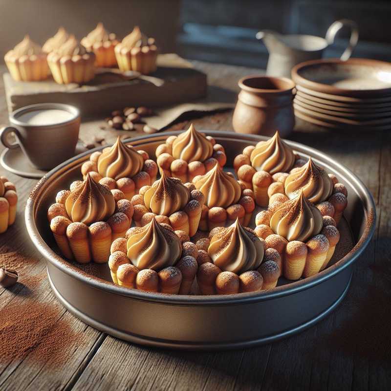 Cestini con crema al caffè
