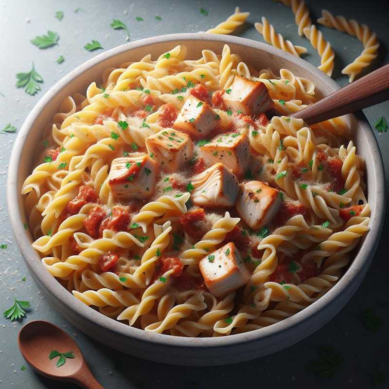 Pasta with swordfish