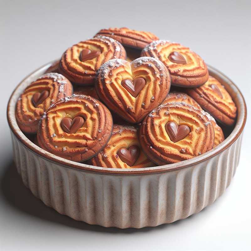 Cookies with a soft heart
