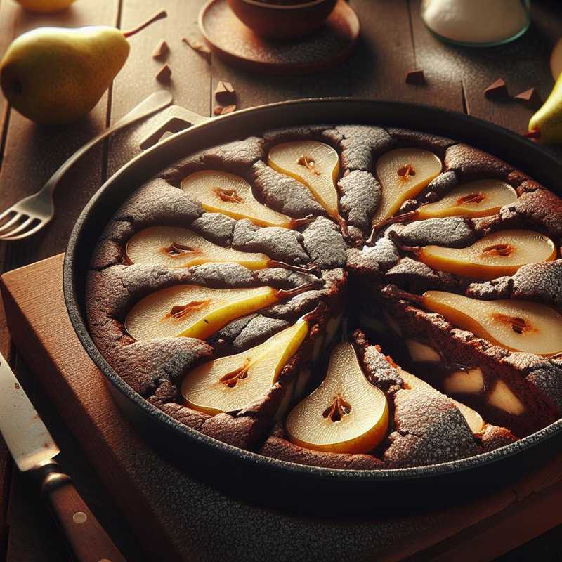 Pear and Chocolate Cake