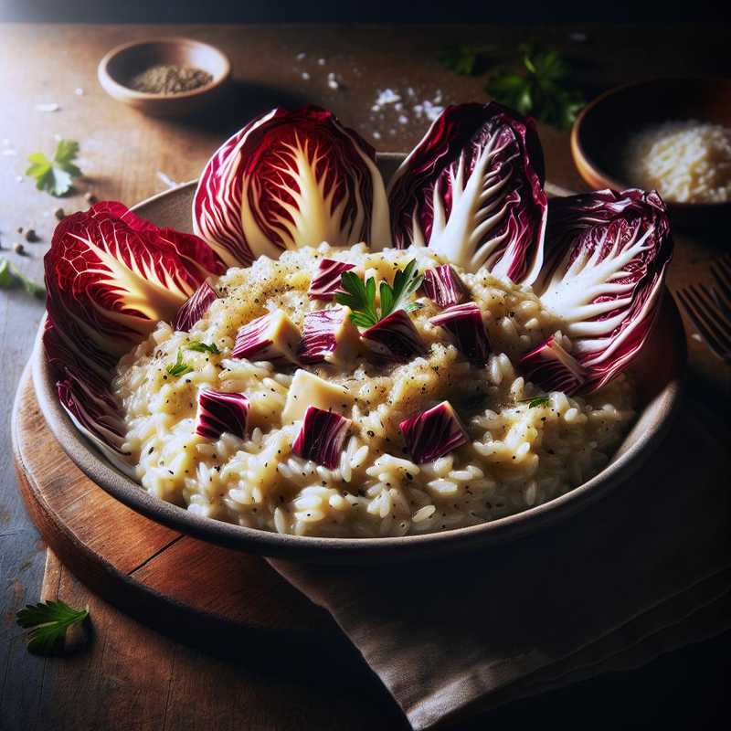 Risotto with Radicchio and Taleggio