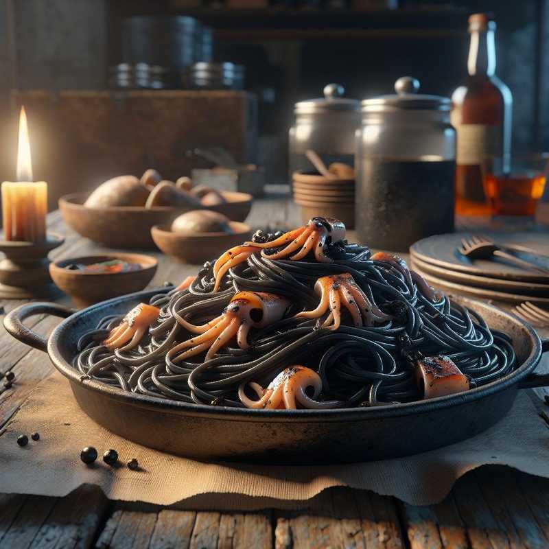 Spaghetti al nero di seppia