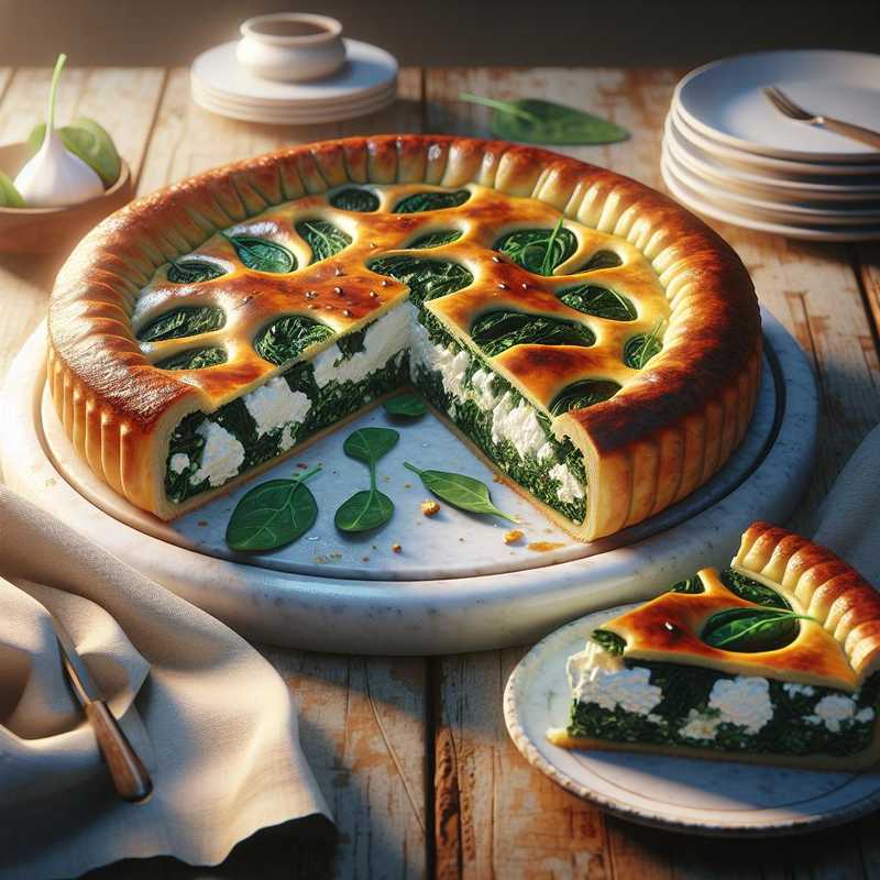 Savory Ricotta and Spinach Pie