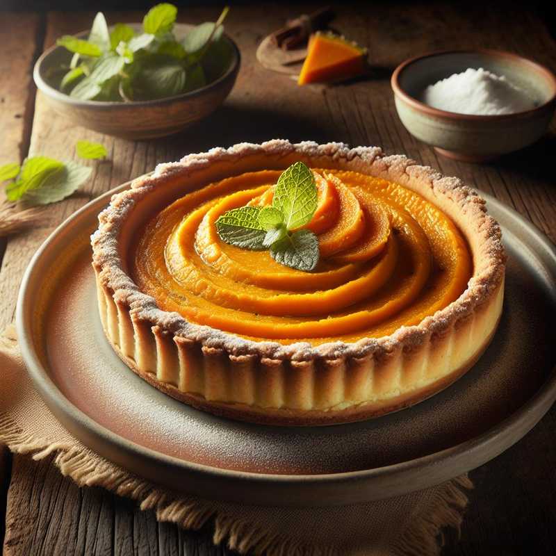 Pumpkin Cheesecake Tart