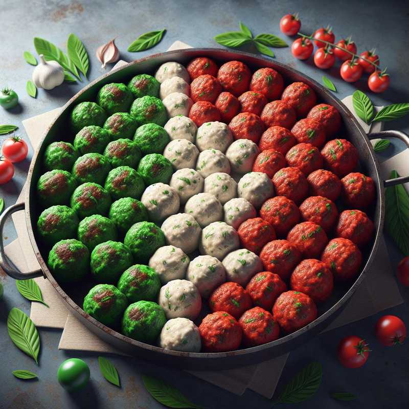 Tricolor Meatballs