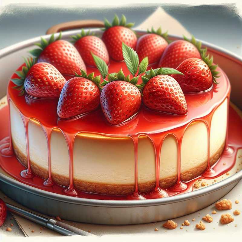 Indulgent Strawberry Cheesecake