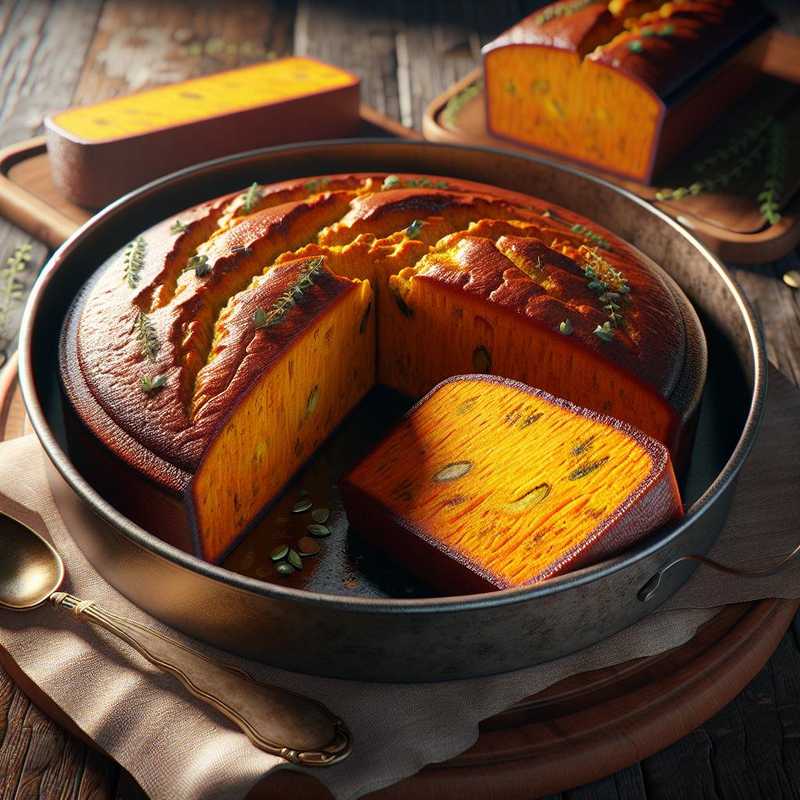 Savory Pumpkin Plumcake