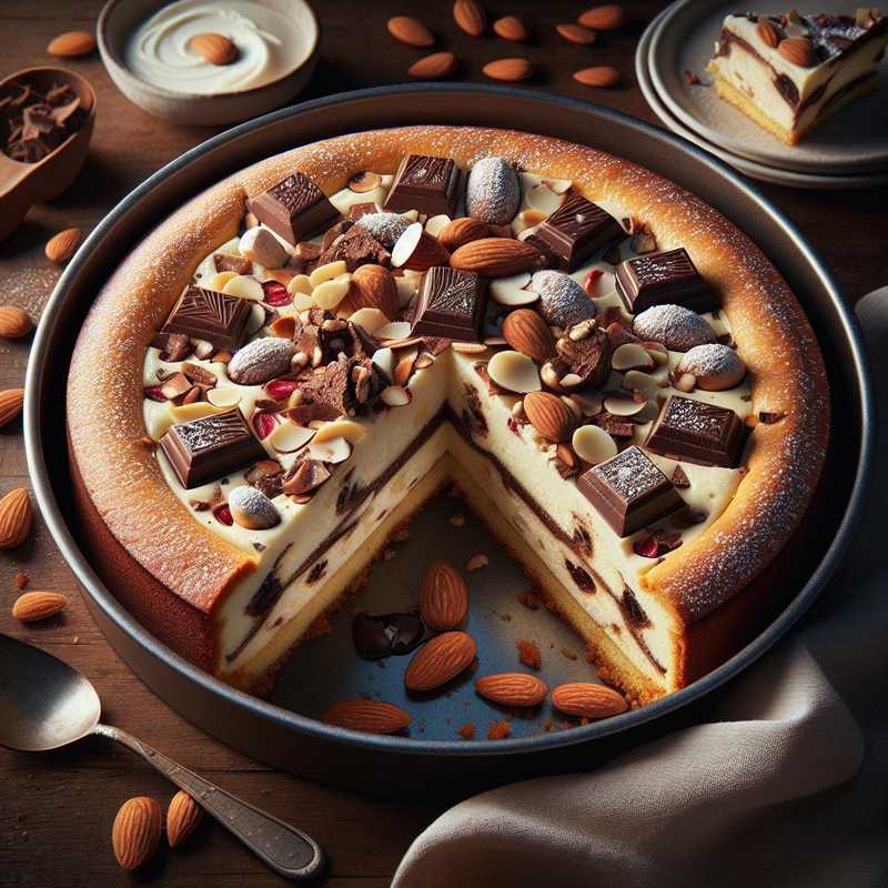Ricotta, Chocolate and Almond Cake