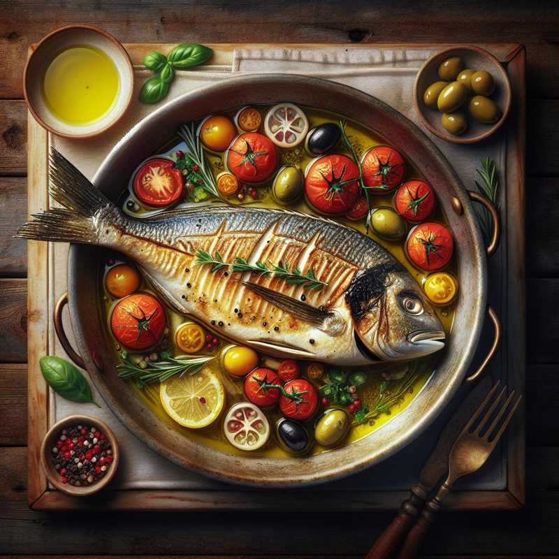 Sea Bass Ligurian style