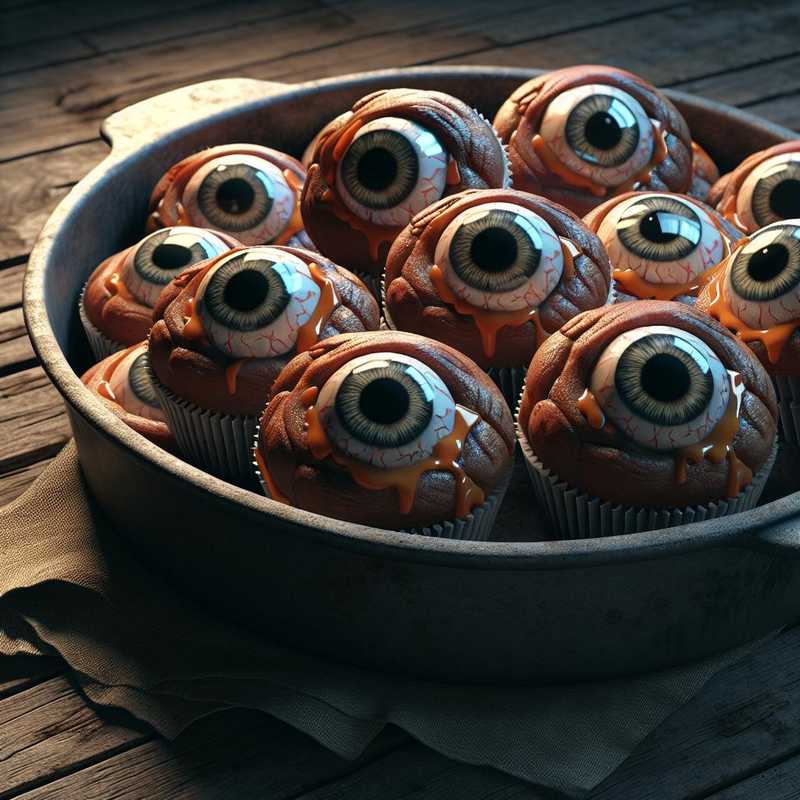 Frightening Bull's Eye Muffins