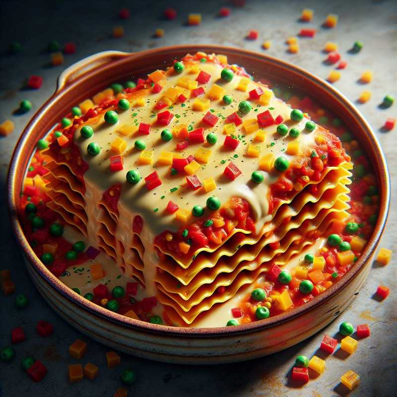 Lasagne with Vegetable Confetti