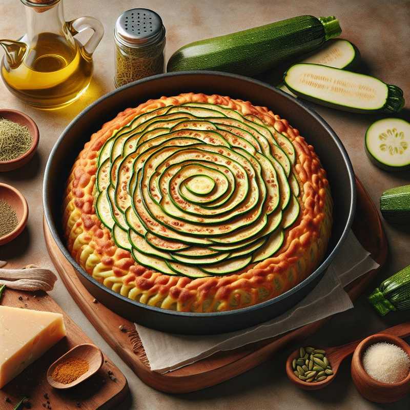 Torta invisibile di zucchine