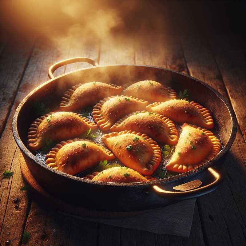 Pan-fried Potato Calzones