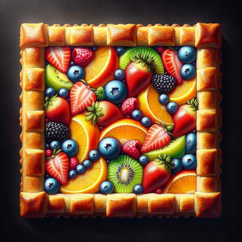 Shortcrust Pastry Box with Fruit