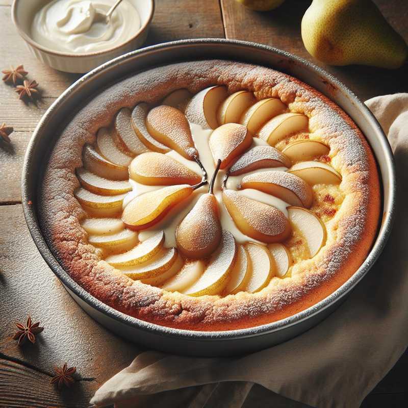 Pear and Mascarpone Cake