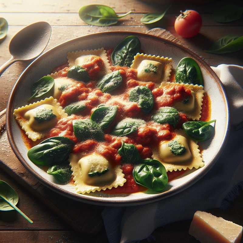 Ricotta and Spinach Ravioli