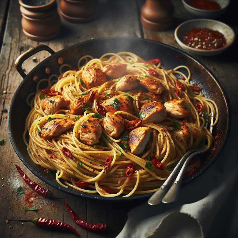 Spicy Chicken Noodles