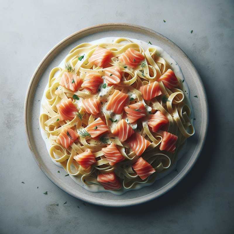 Tagliolini with Smoked Salmon