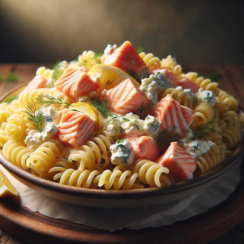 Pasta with Ricotta and Salmon
