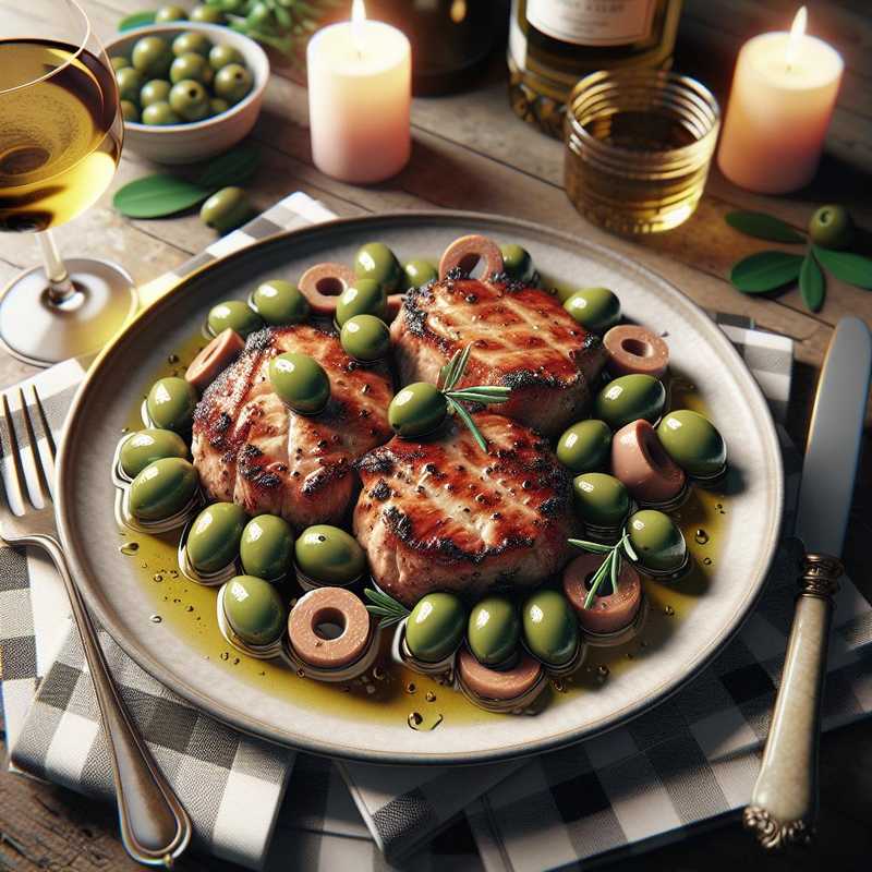 Pork Knots with Olives