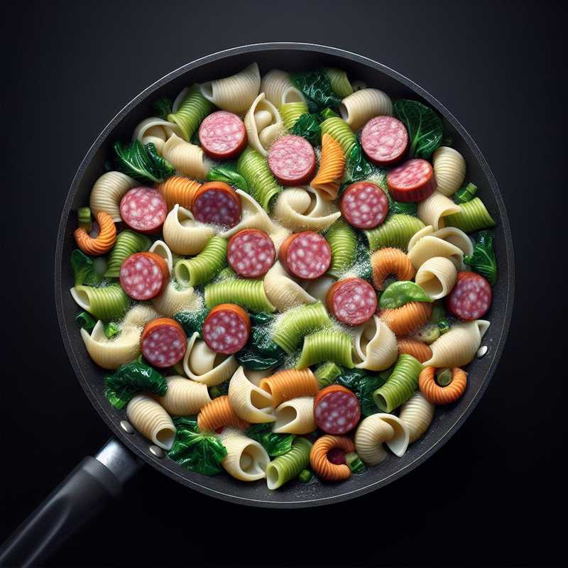 Cavatelli con salsiccia e cime di rapa