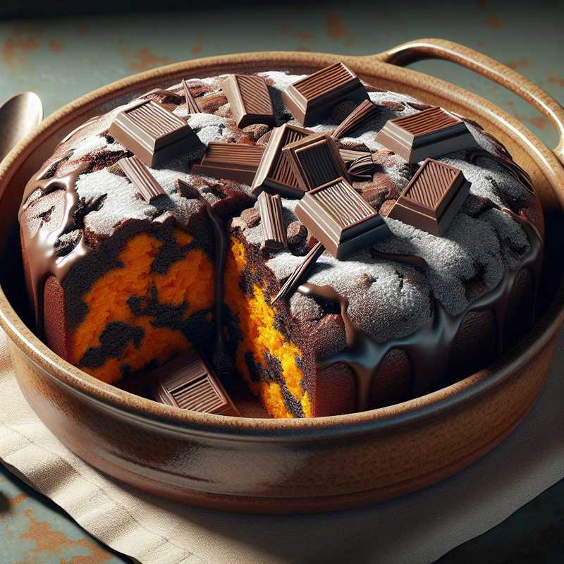 Pumpkin Chocolate Chip Plumcake
