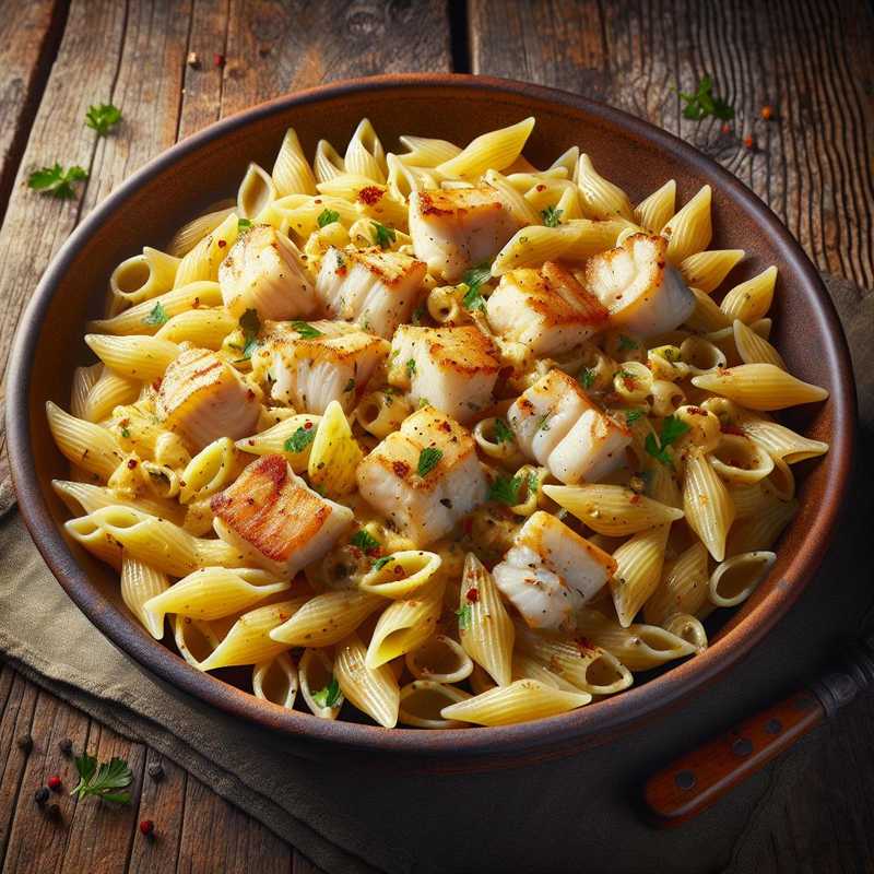 Pennette with Monkfish and Saffron