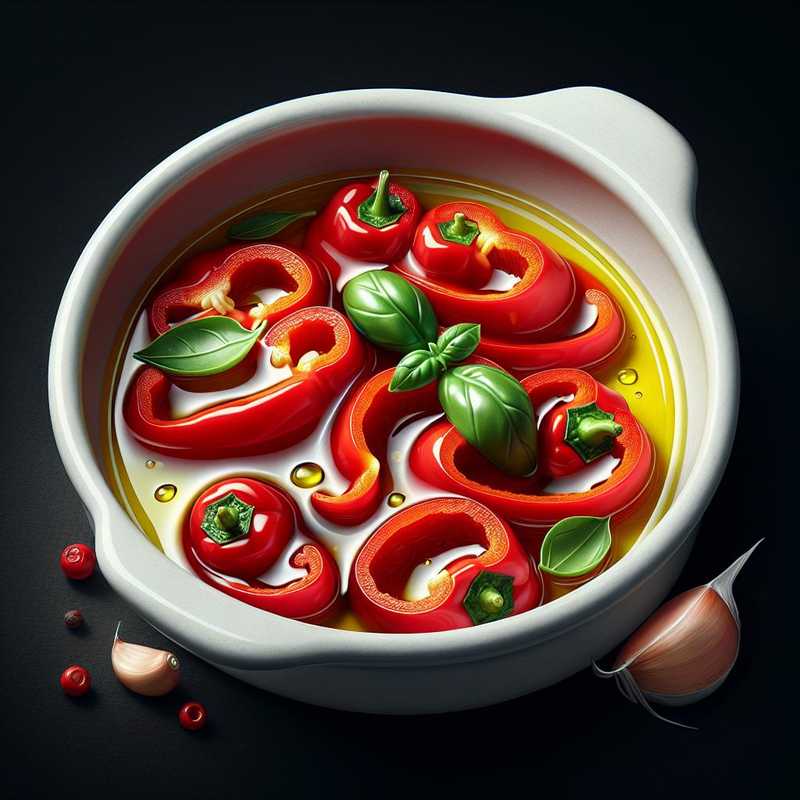 Peppers in oil