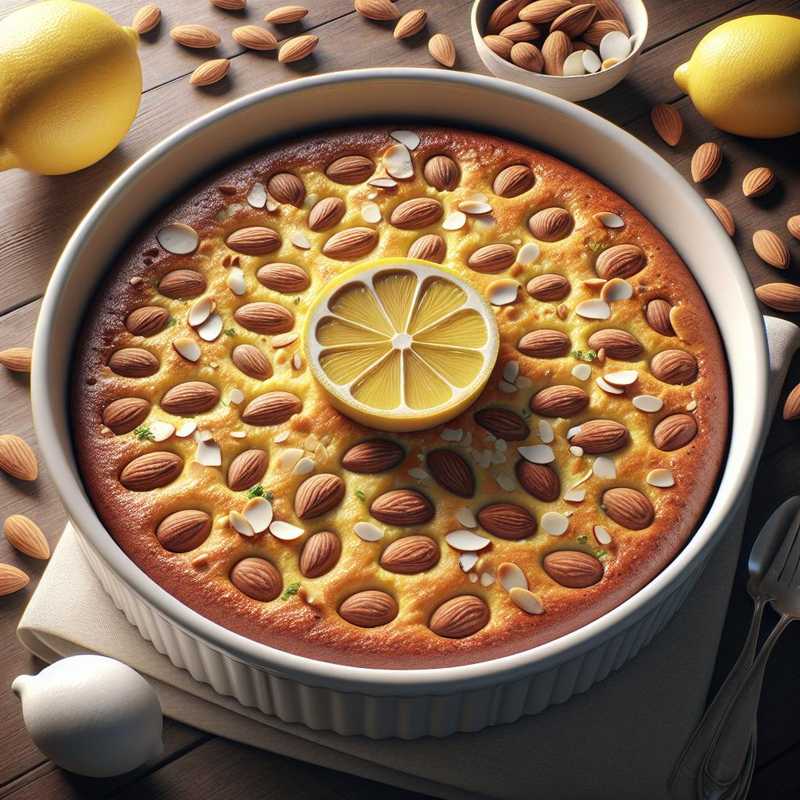 Ricotta, almond and lemon cake
