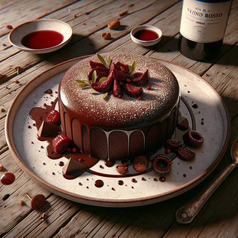 Chocolate Red Wine Cake