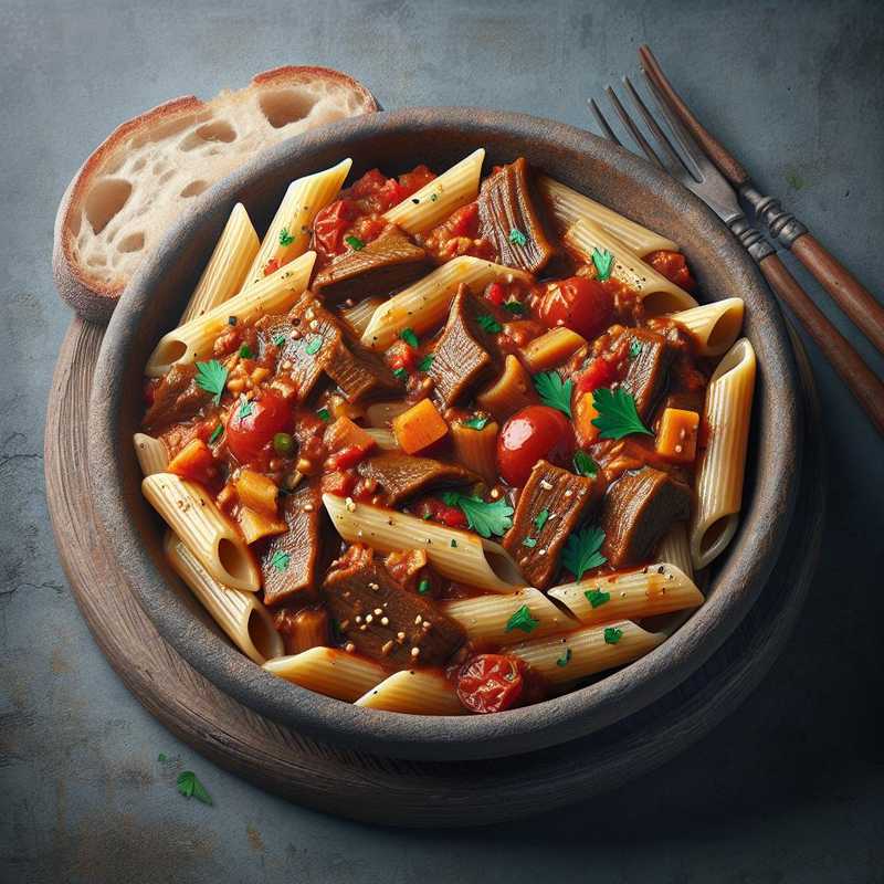 Penne al ragù di trippa