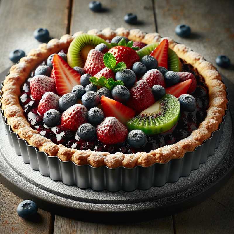 Chocolate and Fruit Tart