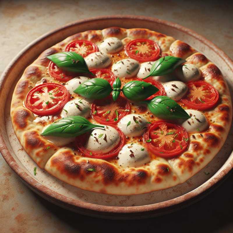 Schiacciate pomodoro e mozzarella