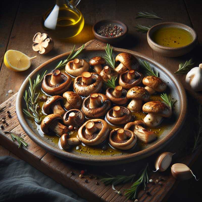 Grilled Pleurotus