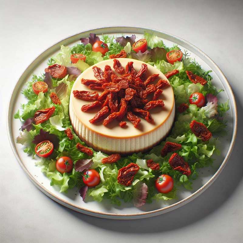 Savory Cheesecake with Sun-Dried Tomatoes