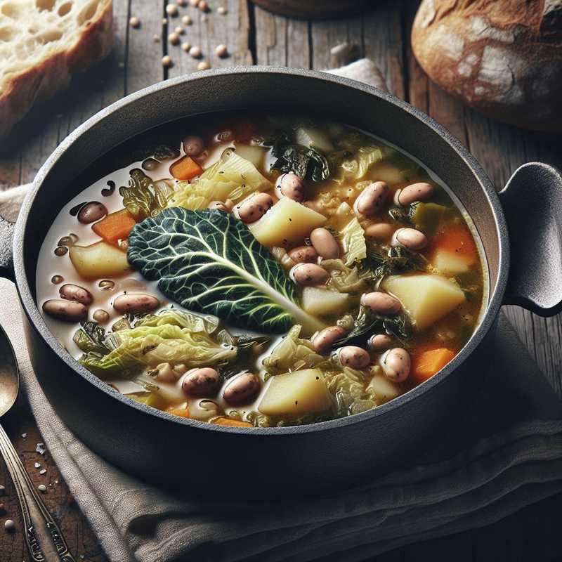 Savoy cabbage soup