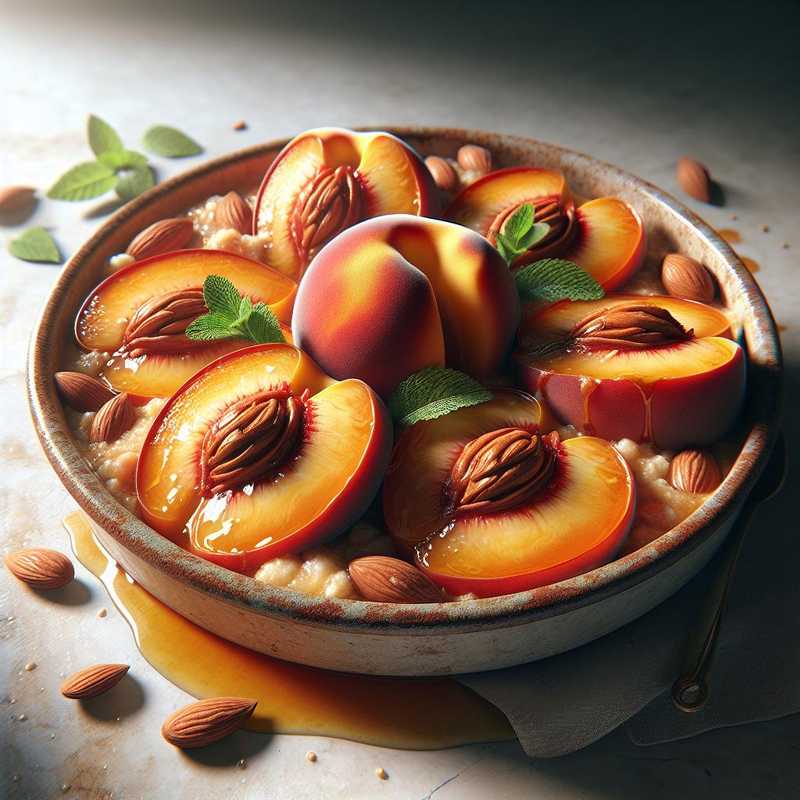 Baked Stuffed Peaches