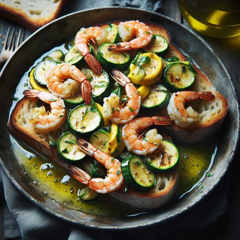 Shrimp and Zucchini Canapés