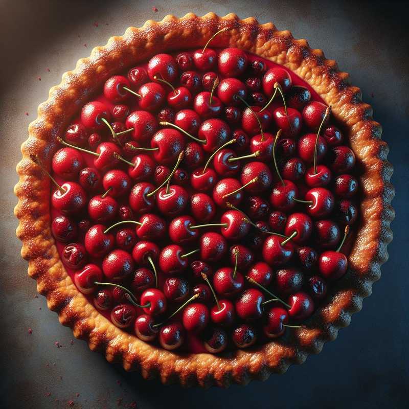 Spelt and Cherry Tart