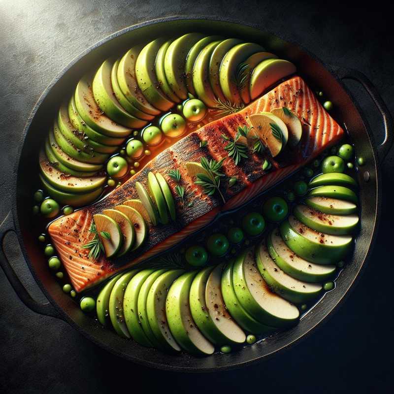 Salmon with Apples