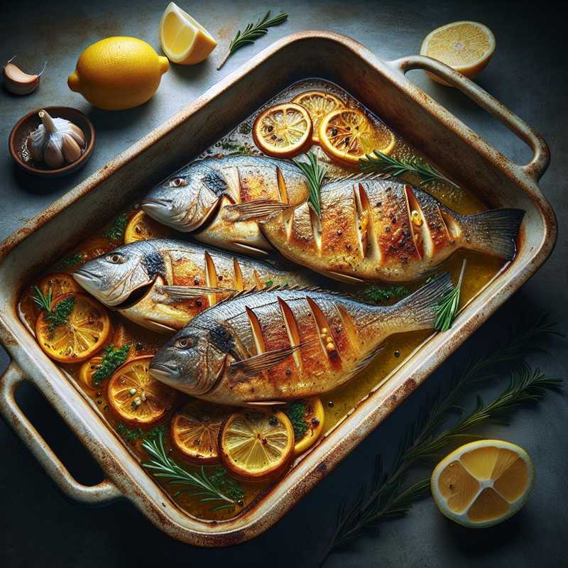 Baked Gilthead Bream Fillets