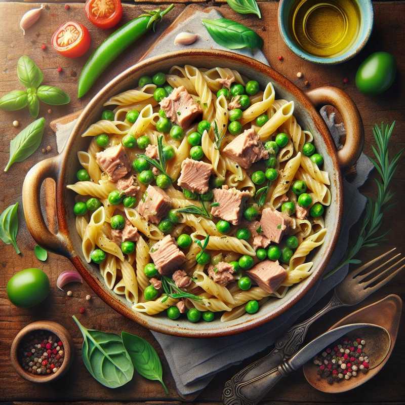 Pasta with Peas and Tuna