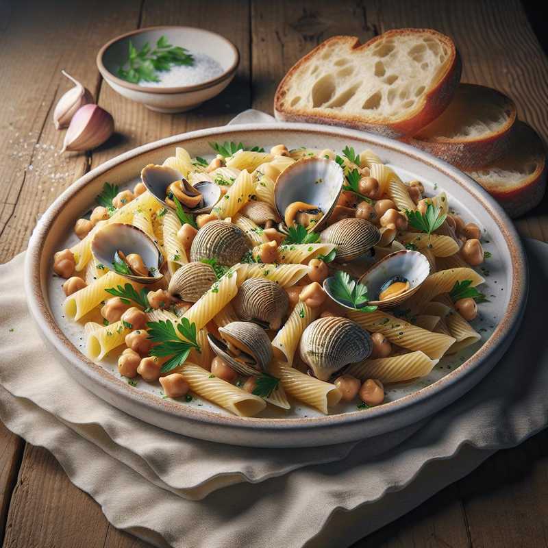 Fregola with Clams and Chickpeas